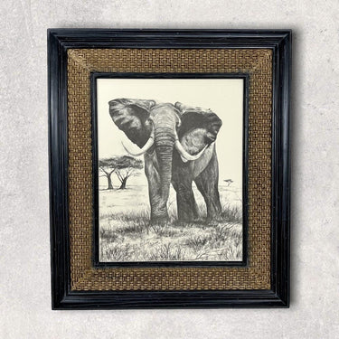 Rustic frame with Ornate burlap style ,DISTRESSED BLACK, ranch decor, hunting decor, farm house, hand crafted, wildlife art , custom sizes