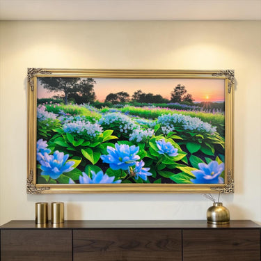 55, 65 & 75 inch ornate frame for TCL NXTVISION not meant for use with other TVs, Antique Gold Finish.