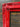 24 x 30 In Stock Ready to ship-Traditional compo XL ornate corners wood frame, High Gloss RED , vintage wood picture frame