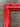 16 x 24 In Stock - Ready to Ship, Traditional compo XL ornate corners wood frame, High Gloss RED , vintage wood picture frame, antique