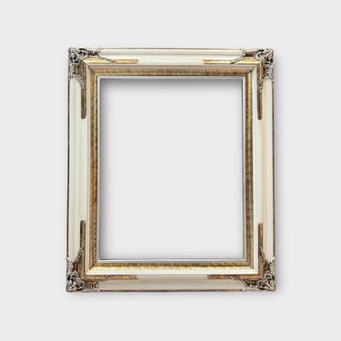 22 x 28 In Stock - Ready to Ship, Classic ornate wood frame, White frame, silver leaf frame,custom canvas frame, portrait frame,