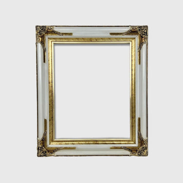 11 x 14 In stock ready to ship, Classic ornate wood frame, White frame, gold leaf frame,custom canvas frame, portrait frame, vintage frame,