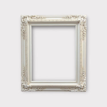 12 x 18 In stock ready to ship, Traditional compo XL ornate corners wood frame, Ivory ,vintage wood picture frame, antique style frame,