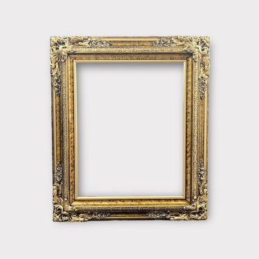 24 x 30 In stock ready to ship, Traditional compo XL ornate corners wood frame, Marble Gold, vintage wood picture frame, antique style frame