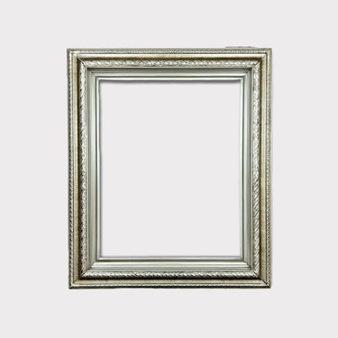 20 x 30 In stock - Ready to Ship Classic compo ornate wood frame, BRUSHED SILVER finish, wood picture frame, portrait frame
