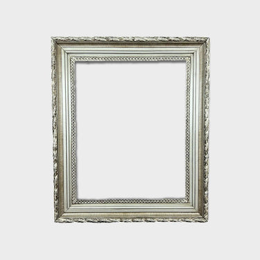 20 x 24 In stock ready to ship, Classic compo ornate wood frame, silver frame, wood picture frame, wedding frame, silver leaf