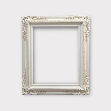 11 x 17 In stock ready to ship, Traditional compo XL ornate corners wood frame, Ivory ,vintage wood picture frame, antique style frame,