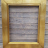Contemporary wood picture frame, gold metal leaf, graduation photo, diploma frame, slim profile frame, wedding picture frame, custom made