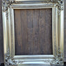 colonial Style Frame, silver leaf,wedding frame,ornate wood frame, vintage style picture frame,antique style frame,custom wood picture frame
