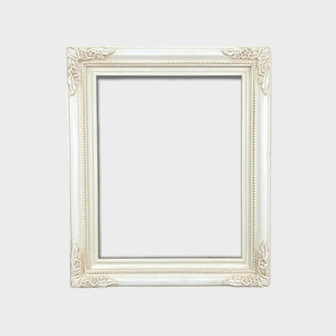 Traditional French style ornate wood frame, IVORY STAIN, hand painted ,vintage style wood picture frame,custom picture frame, canvas frame