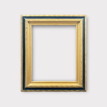 Rustic western style wood picture frame, NATURAL FINISH with BLUE accent, distressed frame, custom frame,western decor, rustic decor,