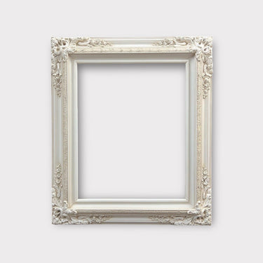 Traditional compo XL ornate corners wood frame, Ivory ,vintage wood picture frame, antique style frame,custom picture frame,cream ivory
