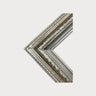 Classic compo ornate wood frame, BRUSHED SILVER finish, wood picture frame, portrait frame, custom picture frame, silver metal leaf