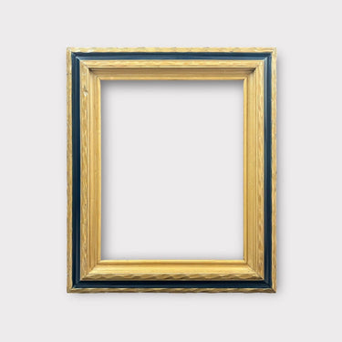 Rustic western style wood picture frame, NATURAL FINISH with BLUE accent, distressed frame, custom frame,western decor, rustic decor,