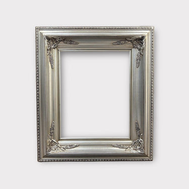 12 x 16 In Stock Ready to ship-Classic Victorian Style Wood Picture Frame, ANTIQUE SILVER LEAF finish ,ornate frame,photo frame,canvas