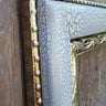20 x 24 In Stock Ready to ship-French style wood picture frame, crackle finish, silver leaf frame, colonial frame, wedding frame,custom