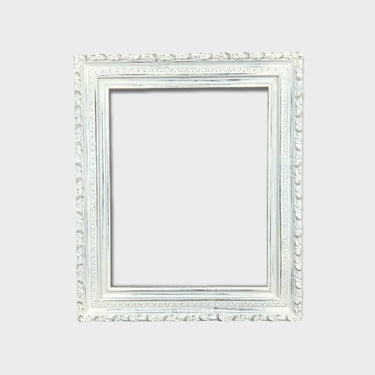 16 x 24 In Stock Ready to ship-Vintage style wood picture frame with compo trims. antique style frame,custom frame,white frame