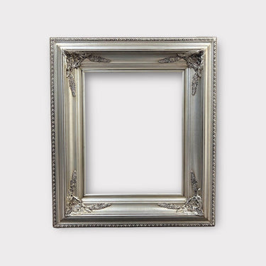 16 x 24 In Stock ready to ship-Classic Victorian Style Wood Picture Frame, ANTIQUE SILVER LEAF finish ,ornate frame,photo frame