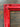 24 x 30 In Stock Ready to ship-Traditional compo XL ornate corners wood frame, High Gloss RED , vintage wood picture frame