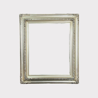 12 x 16 In Stock Ready to ship Traditional compo ornate wood frame, silver leaf frame, wood picture frame, wedding frame, portrait frame