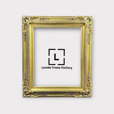 8 x 10 In stock ready to ship, Traditional compo XL ornate corners wood frame,Gold Leaf, vintage wood picture frame, antique style frame,