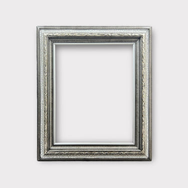 30 x 40 In Stock - Ready to Ship Classic style wood picture frame, crackle finish, silver leaf frame, wood frame, wedding frame,