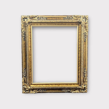 8 x 10 In stock ready to ship, Traditional compo XL ornate corners wood frame, Marble Gold, vintage wood picture frame, antique style frame