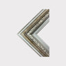 30 x 40 In Stock -- Ready to Ship Classic style wood picture frame, brushed silver, silver leaf frame, wood frame, canvas frame, portrait