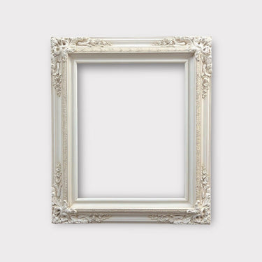 11 x 14 In stock ready to ship, Traditional compo XL ornate corners wood frame, Ivory ,vintage wood picture frame, antique style frame,