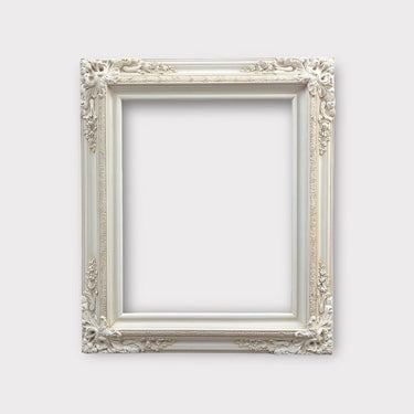 16 x 20 In stock ready to ship, Traditional compo XL ornate corners wood frame, Ivory ,vintage wood picture frame, antique style frame,