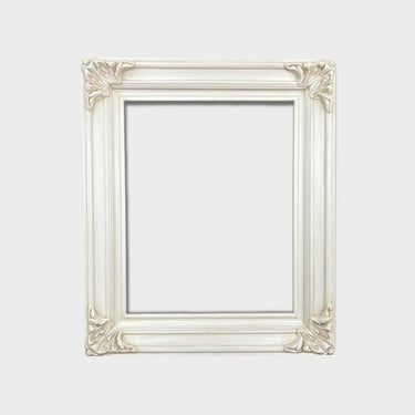Classic Victorian Ornate wood frame, IVORY STAIN, hand painted ,vintage style picture frame,custom picture frame,canvas frame, custom sizes