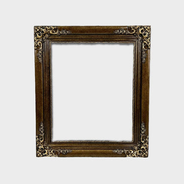 Classic Antique low profile custom frame, XL ornate corners, vintage frame,canvas frame, bronze frame, gold frame, custom sizes available