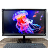 Ornate Wood Monitor Frame for Select 27 Inch Acer & Compatible Monitors, Handcrafted Decorative Computer Monitor Bezel, Matte Black Finish