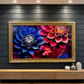 32" to 75" inch frame for Samsung The Frame and Frame Pro TV models, Marble Gold finish, not meant for use with other TVs