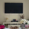 32" to 65" inch Ornate frame for Samsung The Frame TV & Frame Pro TV models, Antique Gold finish, not meant for use with other TVs.