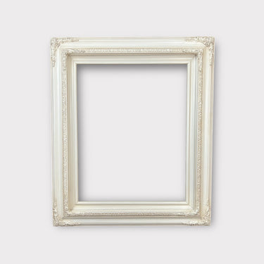 Traditional compo ornate wood frame, IVORY FINISH , white wood picture frame,canvas frame, portrait frame, vintage frame, photo frame,