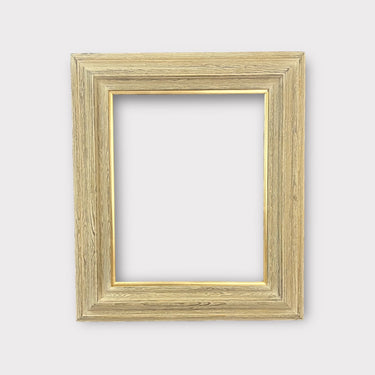 Western style picture frame, RUSTIC CREAM with GOLD leaf linner, wood rustic frame, rustic decor, custom picture frame, country frame,