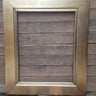 11 x 14 In stock ready to ship. - Contemporary wood picture frame, silver metal leaf, graduation photo, diploma frame, slim profile frame