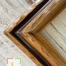 11 x 14 In Stock - Ready to Ship Western style picture frame, wood rustic frame, rustic decor, custom picture frame, Brown frame, canvas