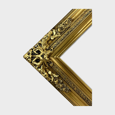 Ready to SHIP - Set of 2 - 8 x 10 Traditional compo XL ornate corners wood frame,Gold Leaf, vintage wood picture frame,