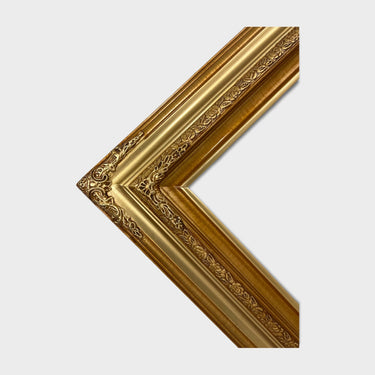Ready to SHIP - Set of 2 - 8 x 10 Traditional compo ornate wood frame, Light gold , wood picture frame, canvas frame,