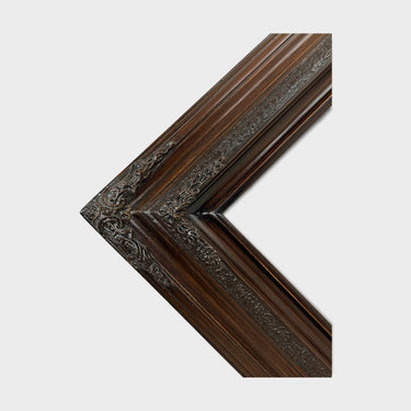 Ready to SHIP - Set of 3 - 8 x 10 Traditional compo ornate wood frame, dark walnut, wood picture frame, photo frame,canvas frame,