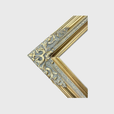 Ready to SHIP - Set of 5 - 8 x 10 Traditional compo XL ornate corners wood frame,Gold Leaf, vintage wood picture frame,