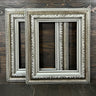 Ready to ship - Set of 2 - 11 x 14 Classic compo ornate wood frame, vintage frame, wood picture frame,Silver leaf,canvas frame,