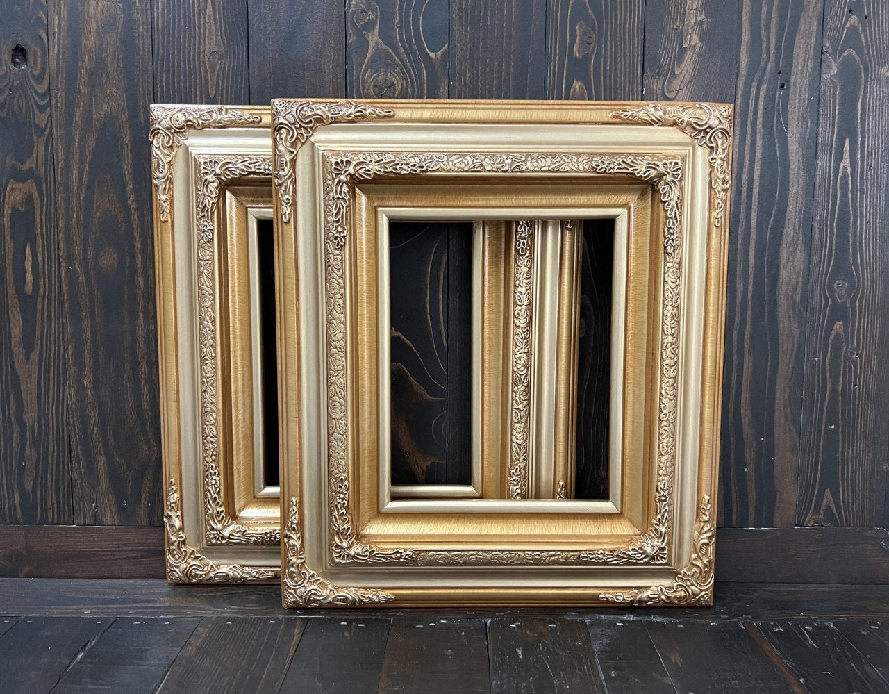 Frame Compo Ready to SHIP - Set of 2 - 8 x 10 Traditional compo ornate wood frame ...