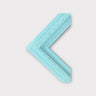 Custom wood frame with compo ornate trim, AQUA frame, custom sizes, custom made picture frame, canvas frame, photo frame