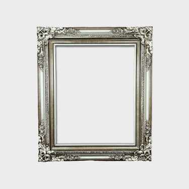 Traditional compo XL ornate wood frame, wood picture frame, custom sizes, portrait frame, Vintage Silver, custom frame, gold frame