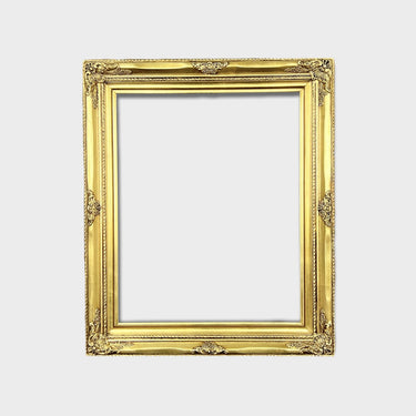 Classic Colonial narrow version ornate Wood Picture Frame, gold leaf, hand carved edges,canvas frame, oil painting frame, antique style,