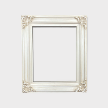 Classic Victorian Ornate wood frame, IVORY STAIN, hand painted ,vintage style picture frame,custom picture frame,canvas frame, custom sizes